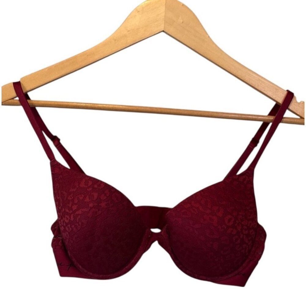 Victoria’s Secret PINK Wear Everywhere Push-up 34C Red Floral